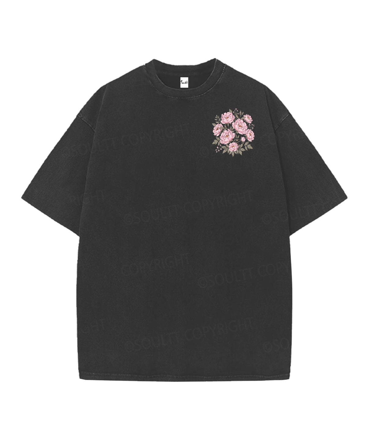 Rooted In Christ Double Sided Unisex Christian Washed T-Shirt & Shorts