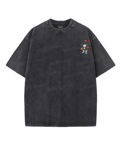 Faith • Freedom • Family Double Sided Unisex Washed Christian T-shirt