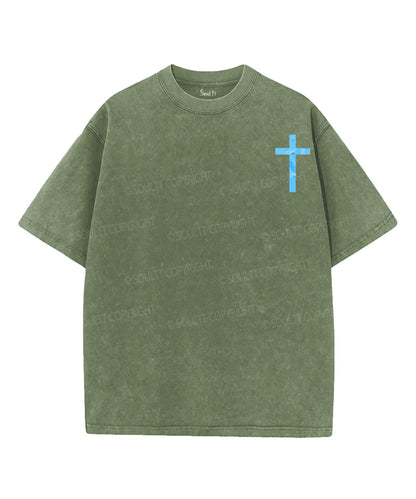 God Is Good Double Sided Unisex Washed Christian T-shirt