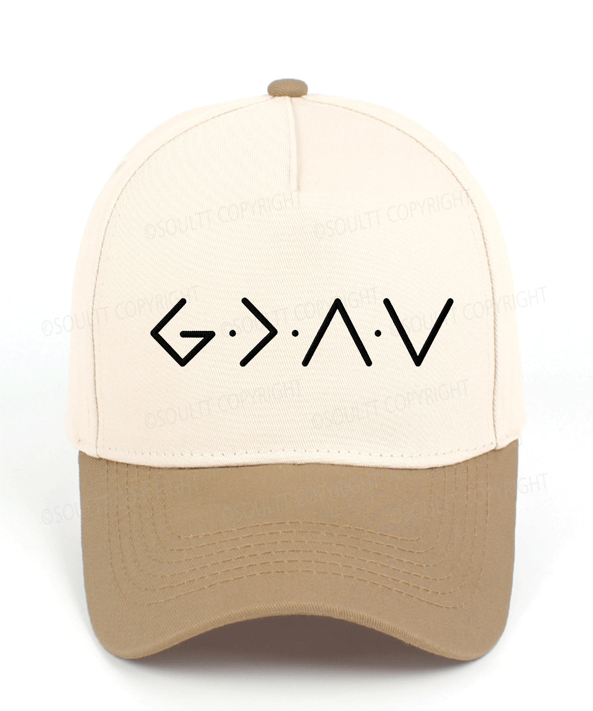 Faith Symbol Embroidered Christian Trucker Hat