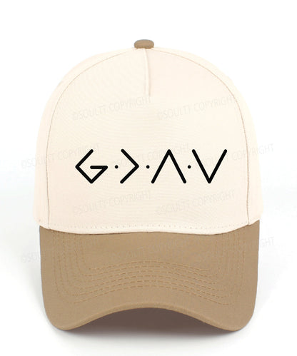 Faith Symbol Embroidered Christian Trucker Hat