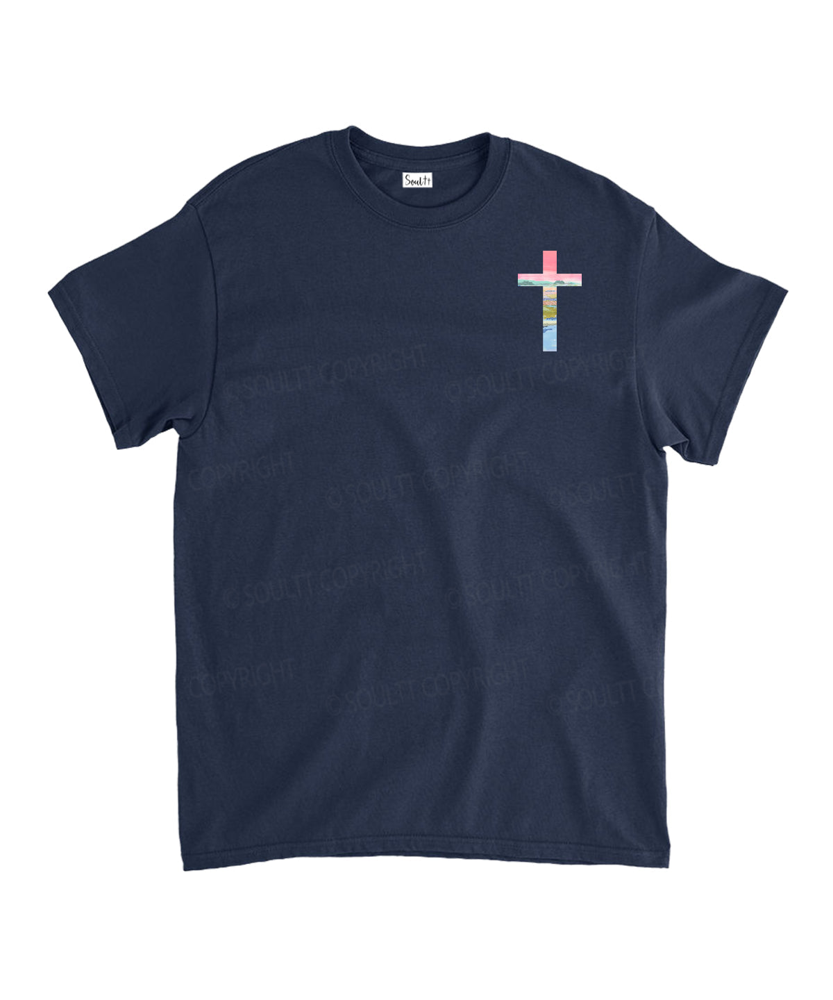His Mercies Are New Every Morning Double Sided Unisex Cotton Christian T-Shirt