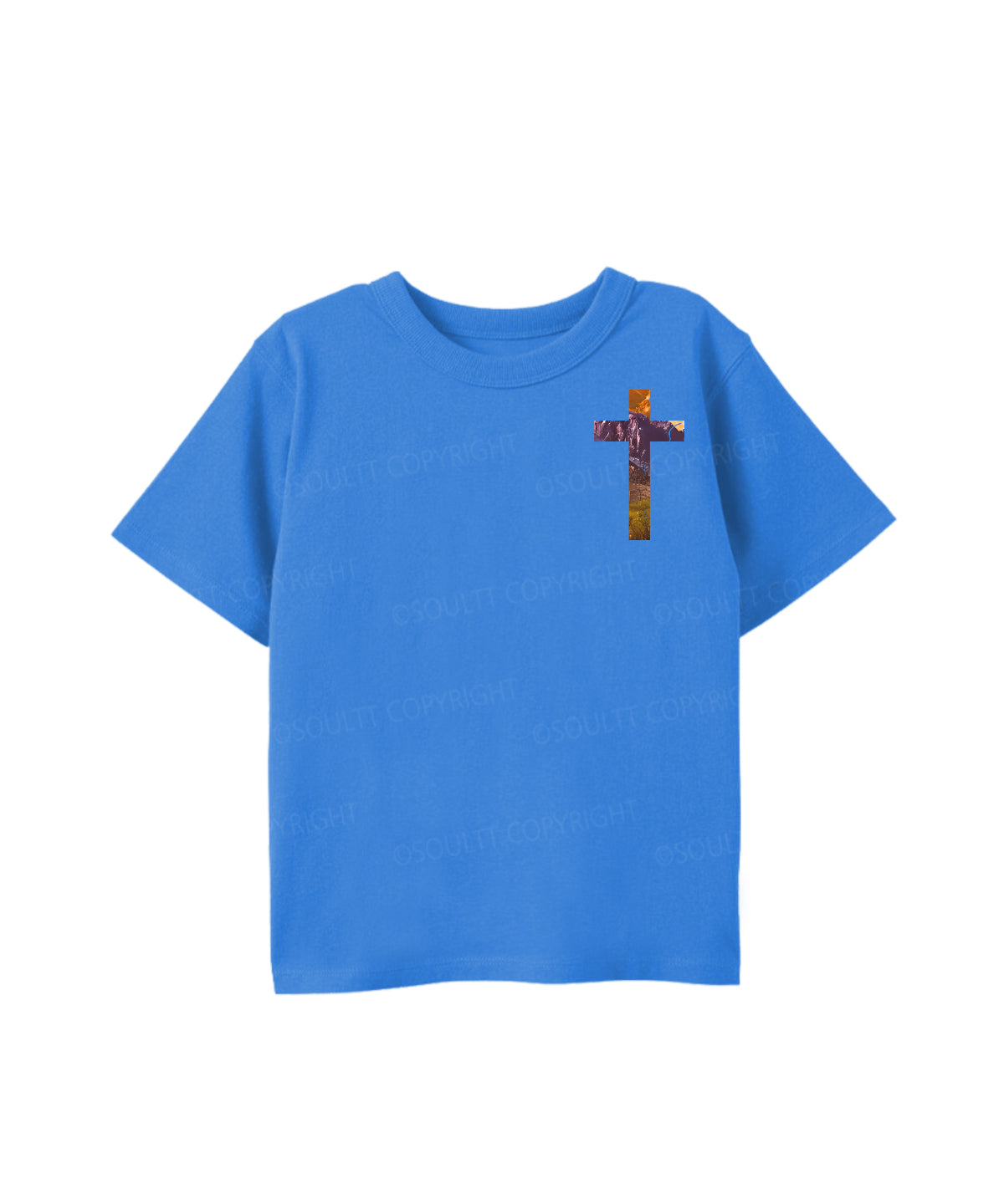 Kids Riding With Purpose Double Sided Cotton Christian T-shirt