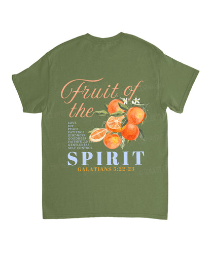 Fruit Of The Spirit Double Sided Unisex Cotton Christian T-Shirt