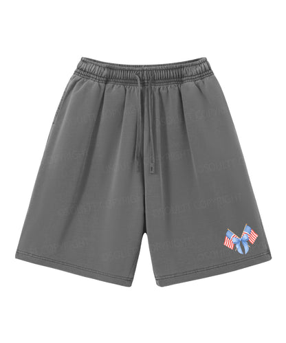 250 Years America Anniversary Double Sided Unisex Christian Washed T-Shirt & Shorts