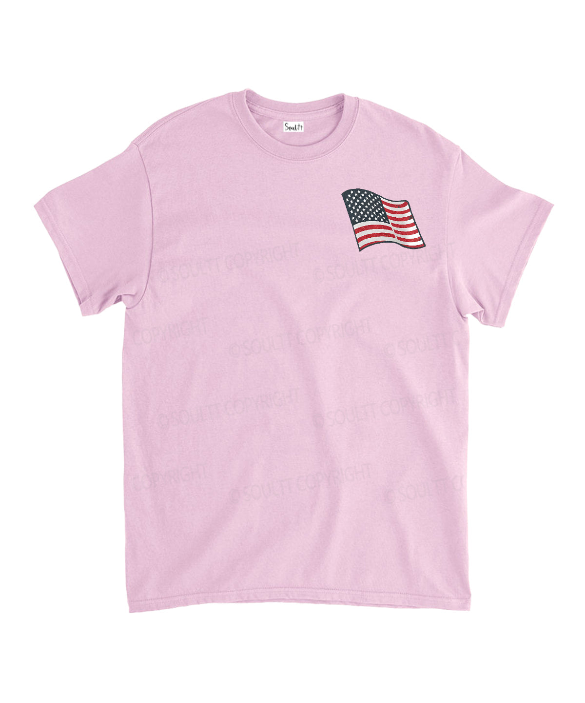 She Loves Jesus And America Too Double Sided Unisex Washed Christian T-shirt