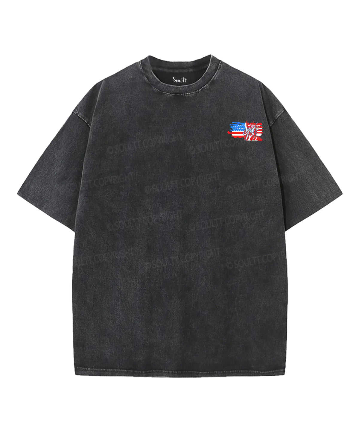 250 Years America Anniversary Double Sided Unisex Washed Christian T-shirt