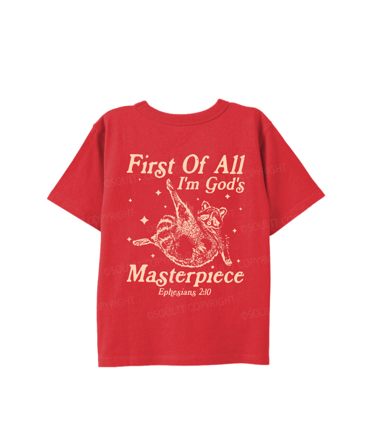 Kids First Of All I'm God's Double Sided Cotton Christian T-shirt