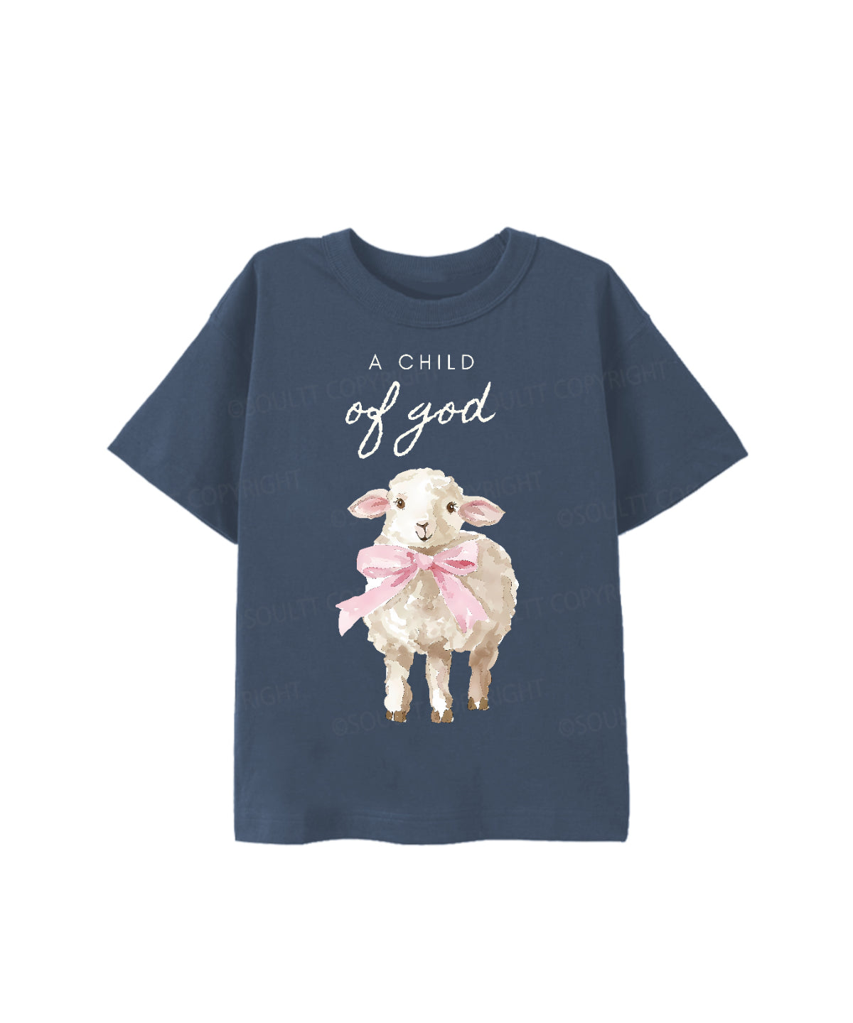 Kids A Child Of God Cotton Christian T-shirt