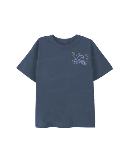 Kids We're Doing God's Will Double Sided Cotton Christian T-shirt