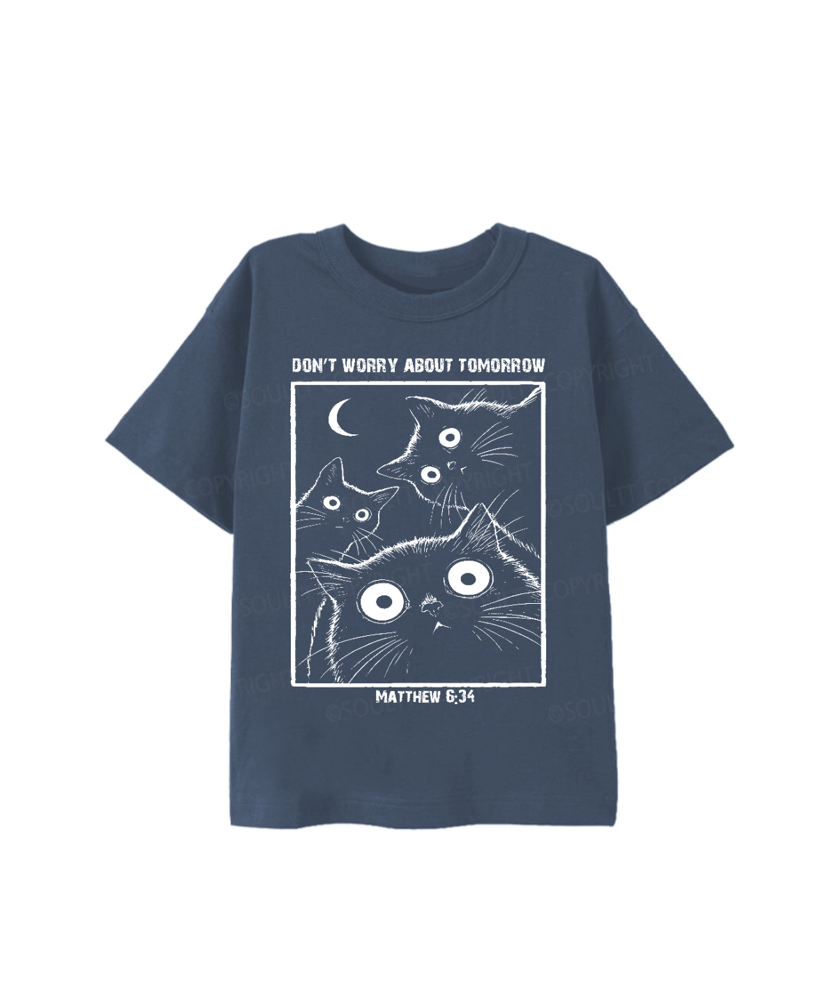 Kids Don't Worry About Tomorrow Cotton Christian T-shirt