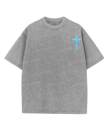 God Is Good Double Sided Unisex Washed Christian T-shirt