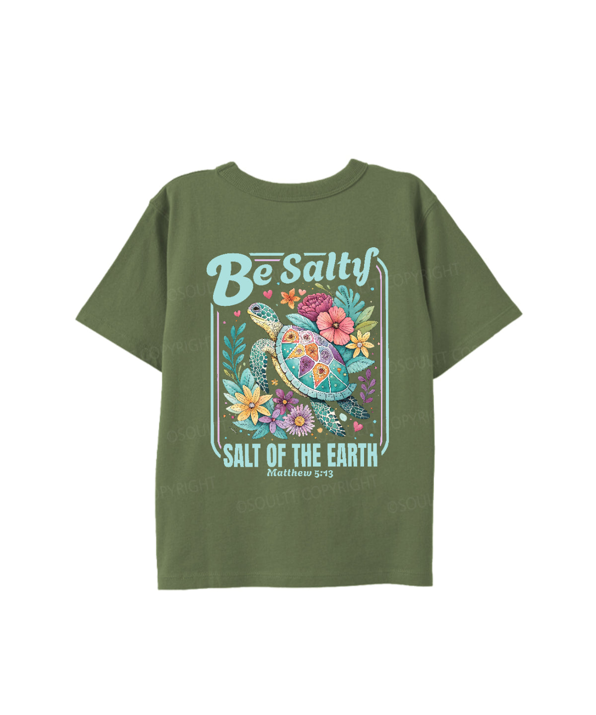 Kids Salt Of The Earth Double Sided Cotton Christian T-shirt