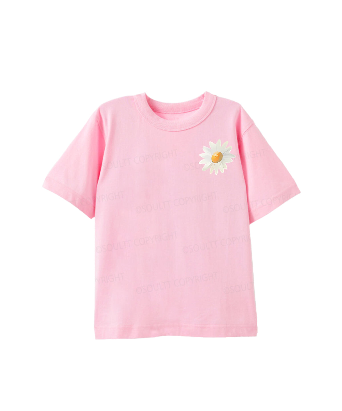 Kids Consider The Wildflowers Double Sided Cotton Christian T-shirt