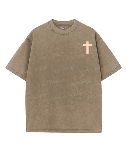 Fatherhood Is Kingdom Double Sided Unisex Washed Christian T-shirt