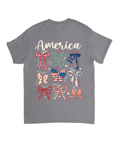 America Double Sided Unisex Cotton Christian T-Shirt