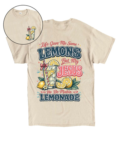 Life Gave Me Some Lemons Double Sided Unisex Cotton Christian T-Shirt