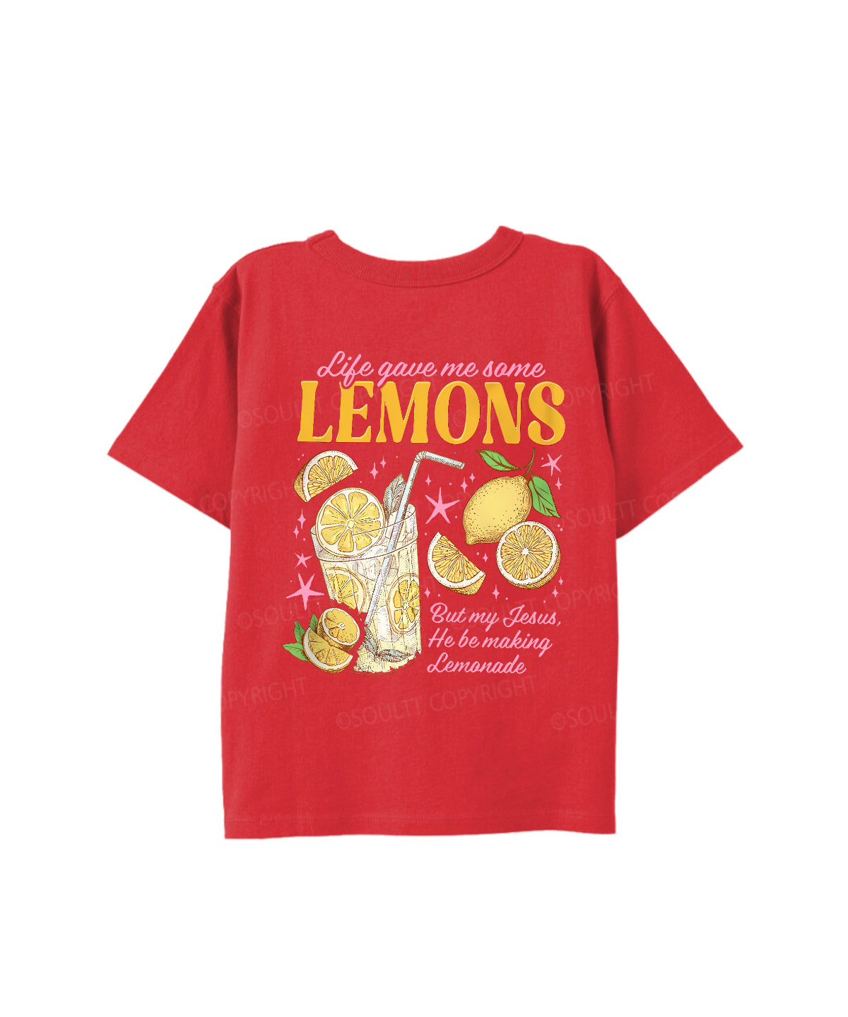 Kids Life Gave Me Some Lemons Double Sided Cotton Christian T-shirt
