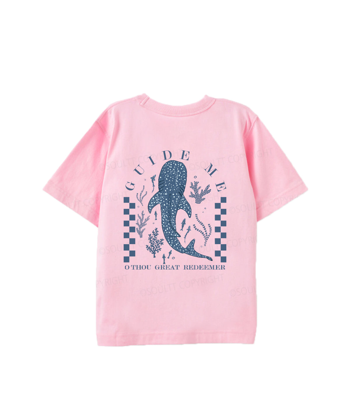 Kids Guide Me ,O Thou Great Redeemer Double Sided Cotton Christian T-shirt