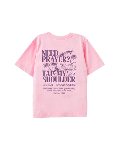 Kids Need Prayer ? Double Sided Cotton Christian T-shirt