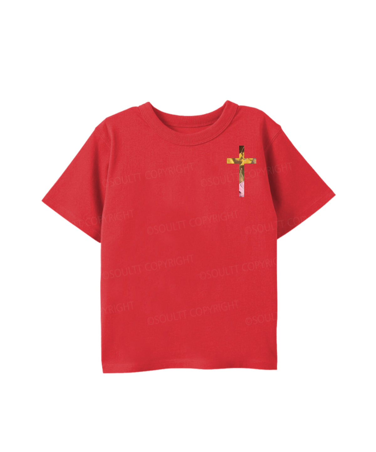 Kids The Lord Is My Shepherd Double Sided Cotton Christian T-shirt