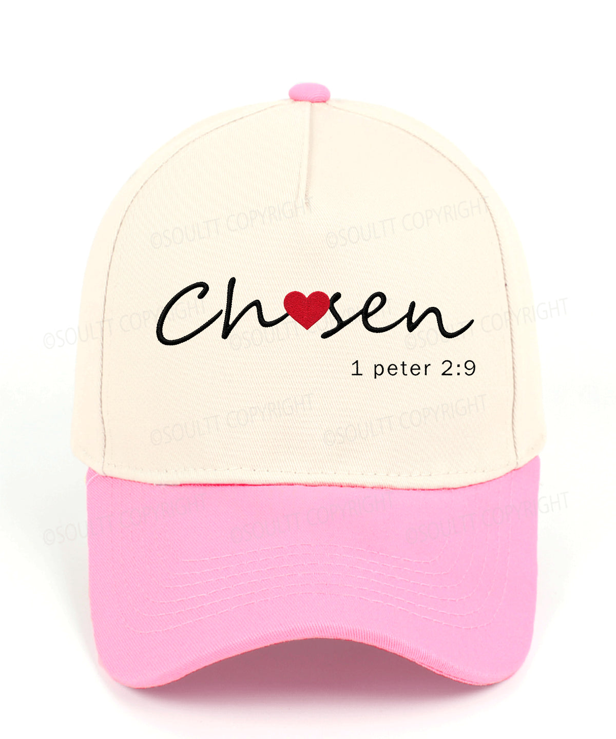 Chosen Embroidered Christian Trucker Hat