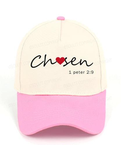 Chosen Embroidered Christian Trucker Hat