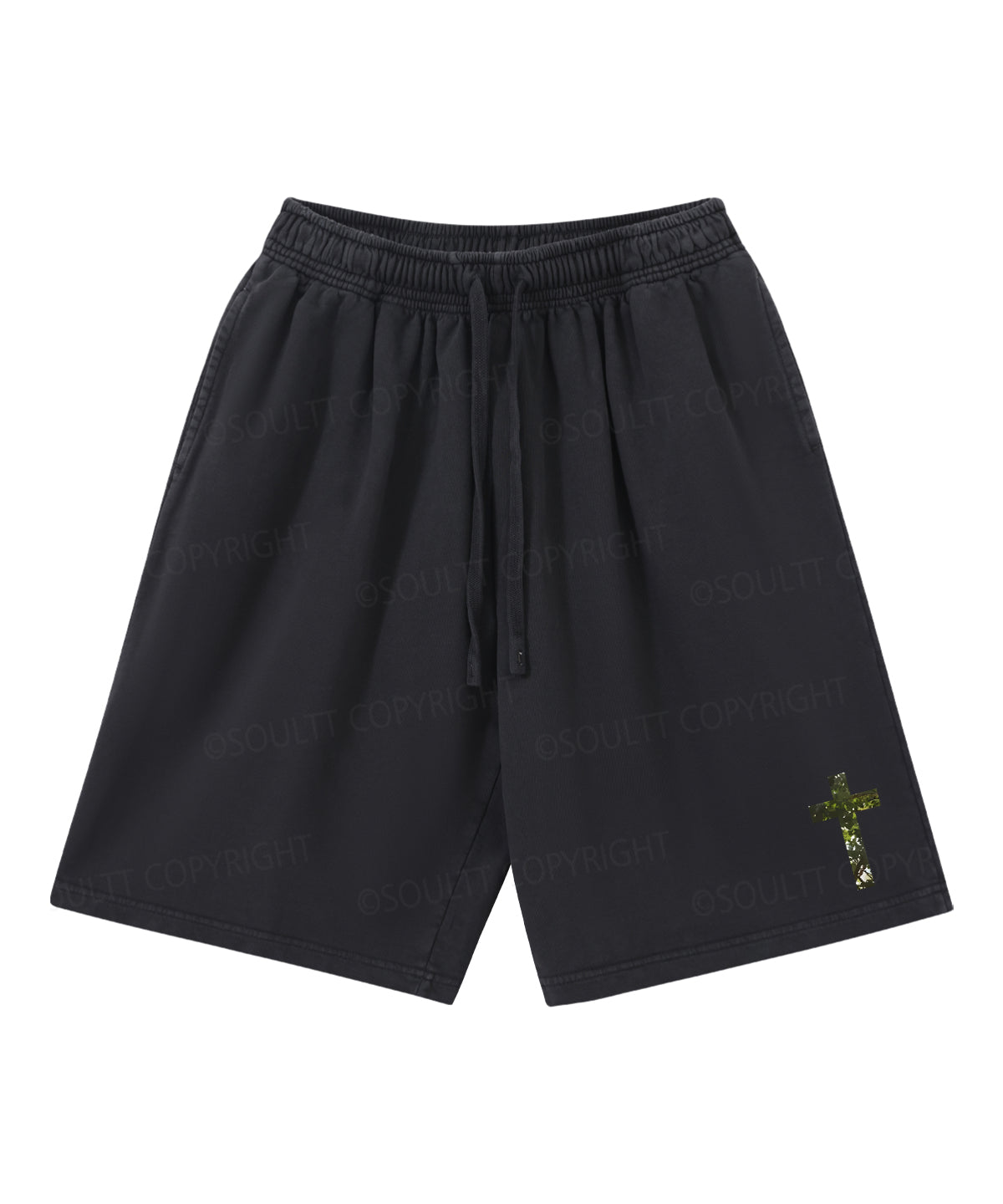 Rooted In Christ Double Sided Unisex Christian Washed T-Shirt & Shorts