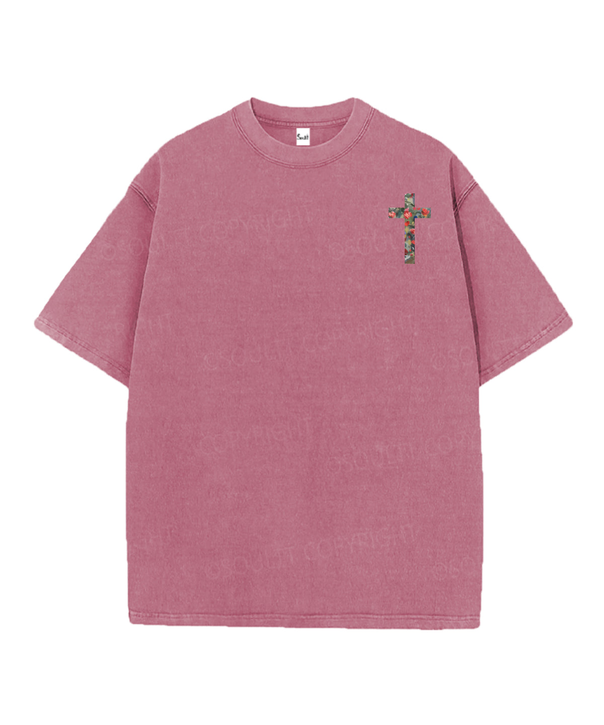 Blessed Is The Nation Whose God Is The Lord Double Sided Unisex Christian Washed T-Shirt & Shorts