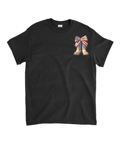God Bless America Double Sided Unisex Cotton Christian T-Shirt