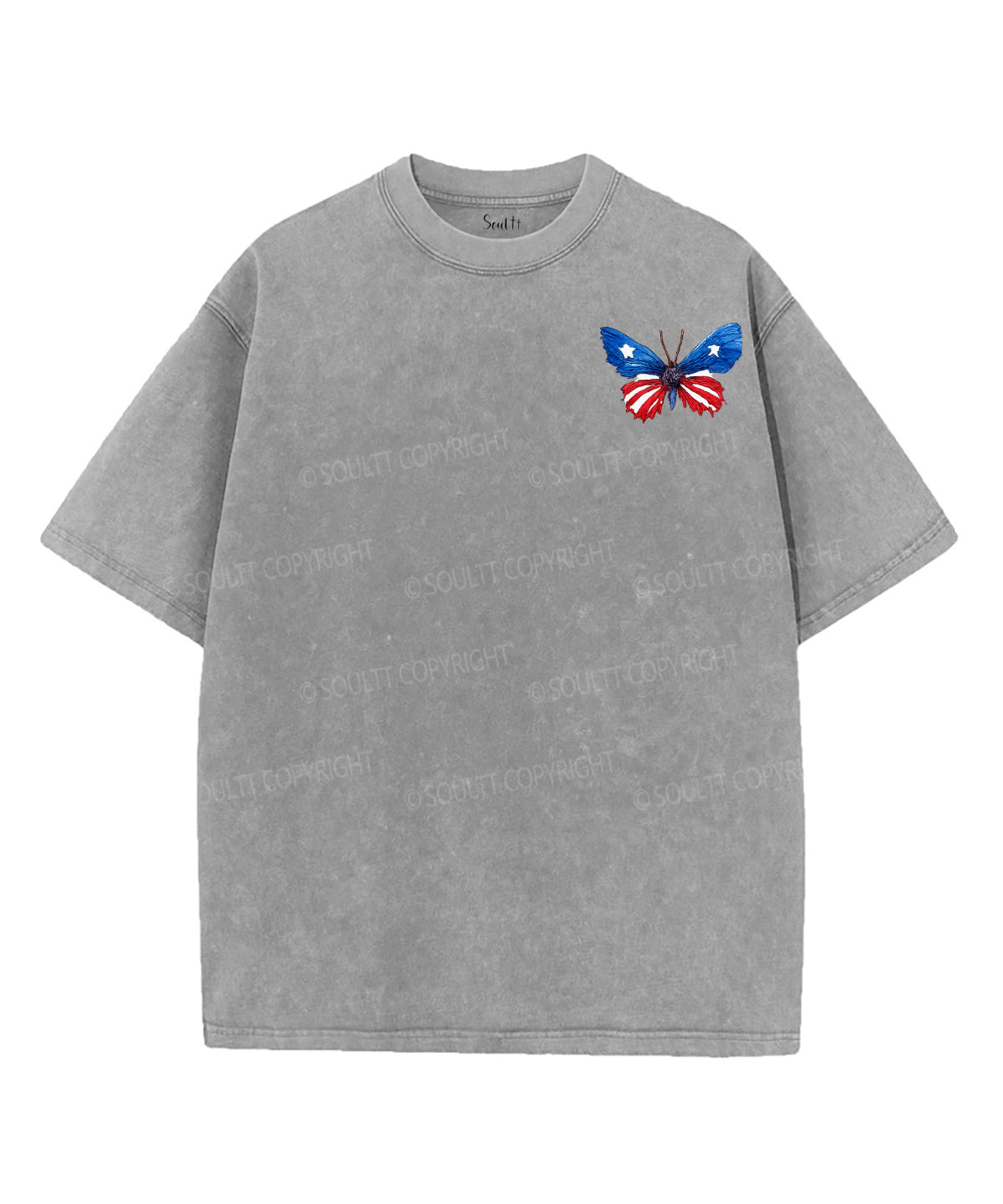 Christ Has Set Us Free Double Sided Unisex Washed Christian T-shirt
