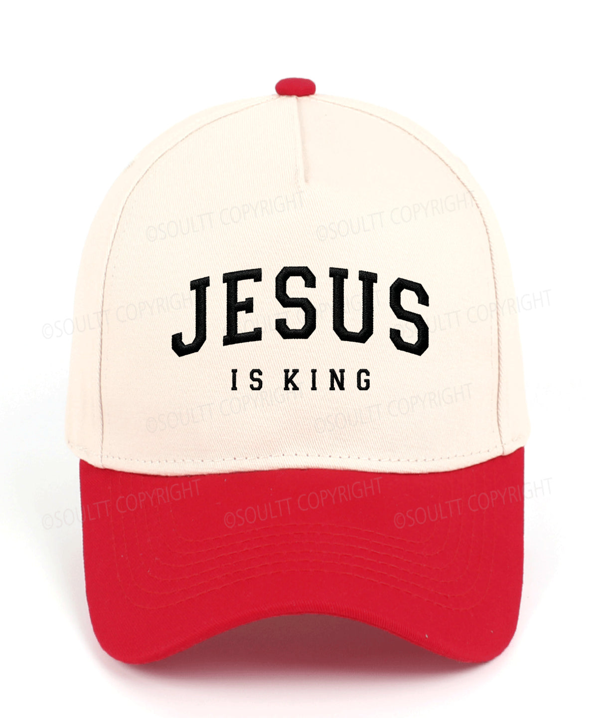 Jesus Is King Embroidered Christian Trucker Hat