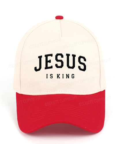 Jesus Is King Embroidered Christian Trucker Hat