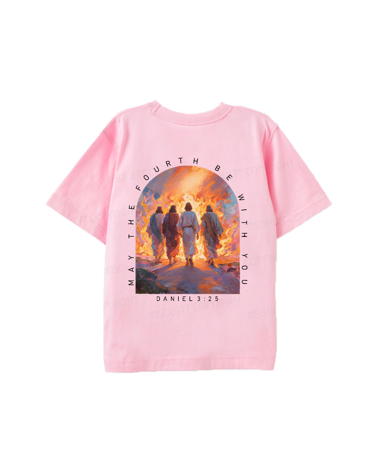 Kids May the Fourth Be With You Double Sided Cotton Christian T-shirt