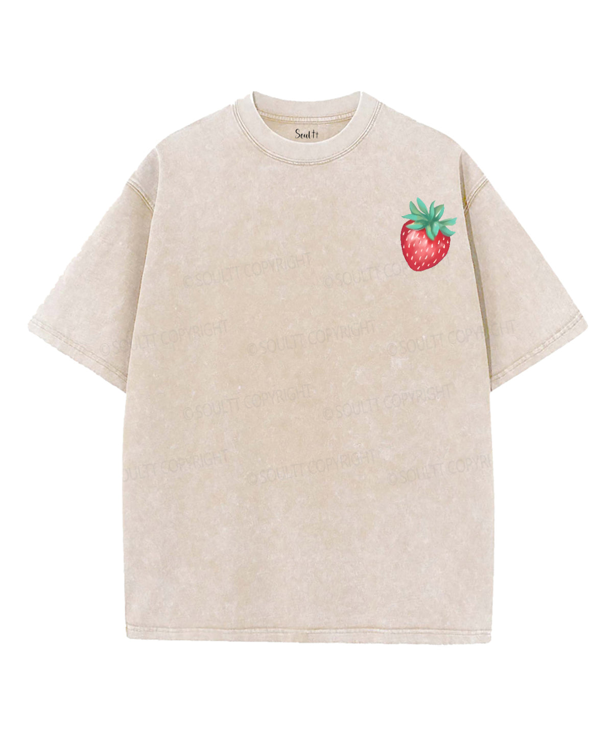 Fruit Of The Spirit Double Sided Unisex Washed Christian T-shirt