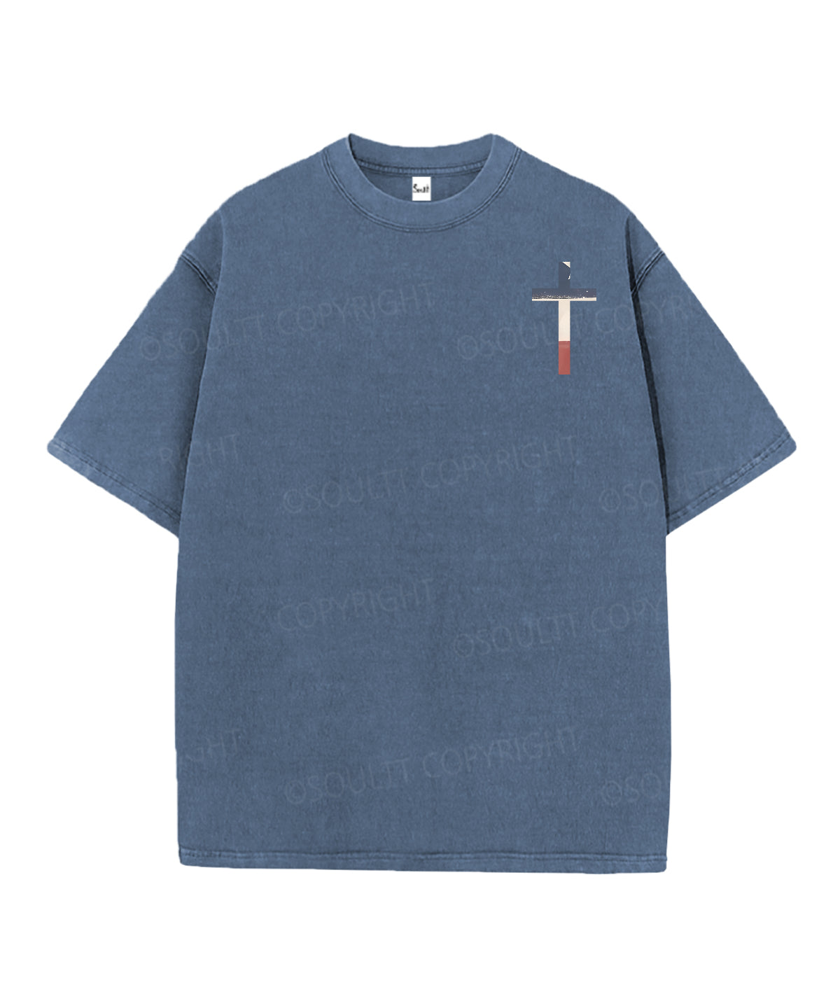 250 Years America Anniversary Double Sided Unisex Christian Washed T-Shirt & Shorts