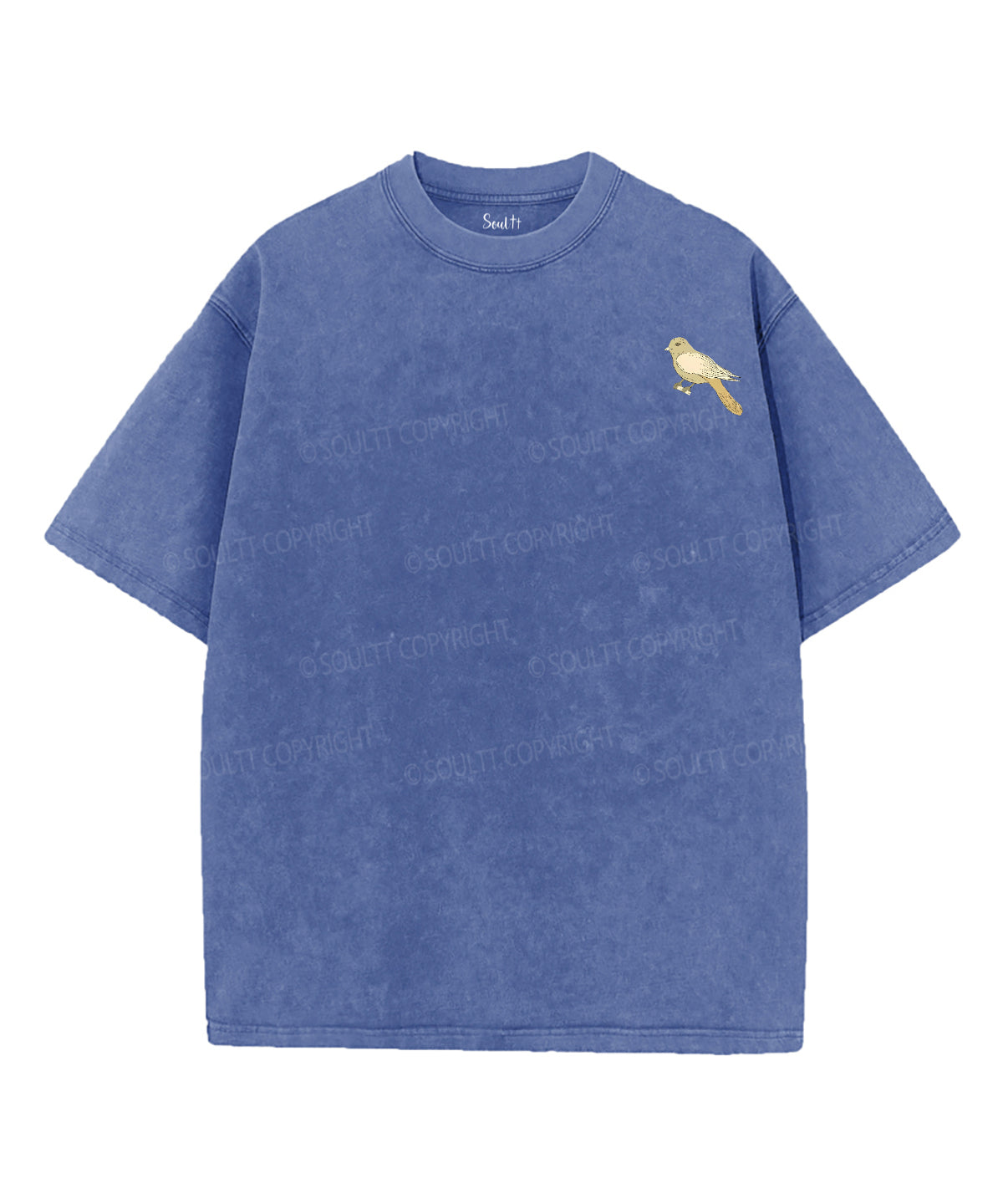 Look At The Birds Double Sided Unisex Washed Christian T-shirt