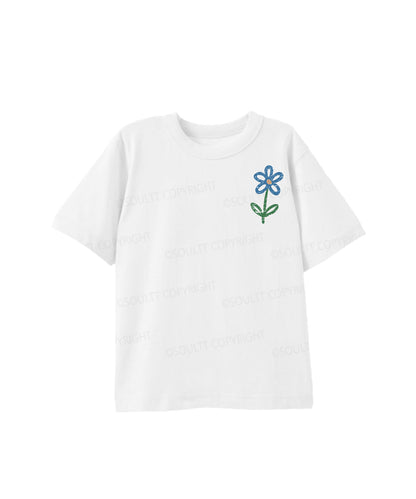 Kids Faith Over Fear Double Sided Cotton Christian T-shirt