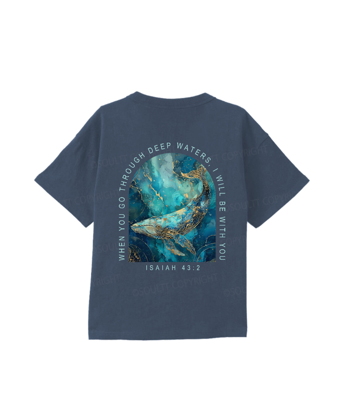 Kids I Will Be With You Double Sided Cotton Christian T-shirt