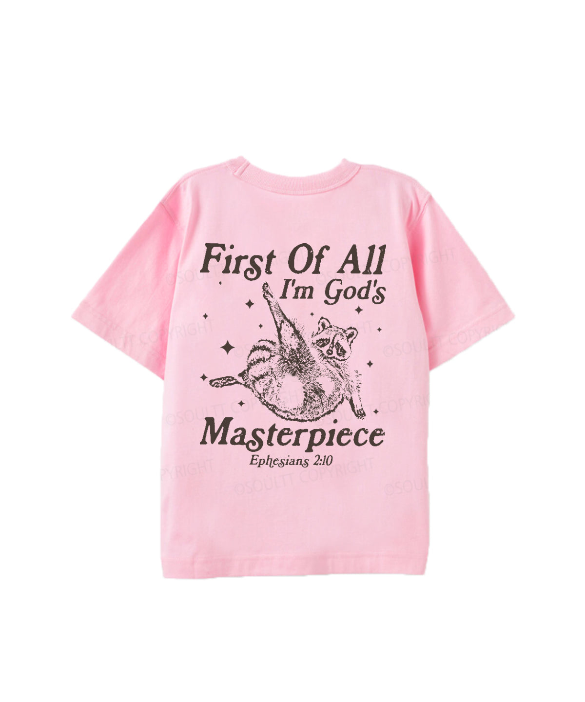 Kids First Of All I'm God's Double Sided Cotton Christian T-shirt
