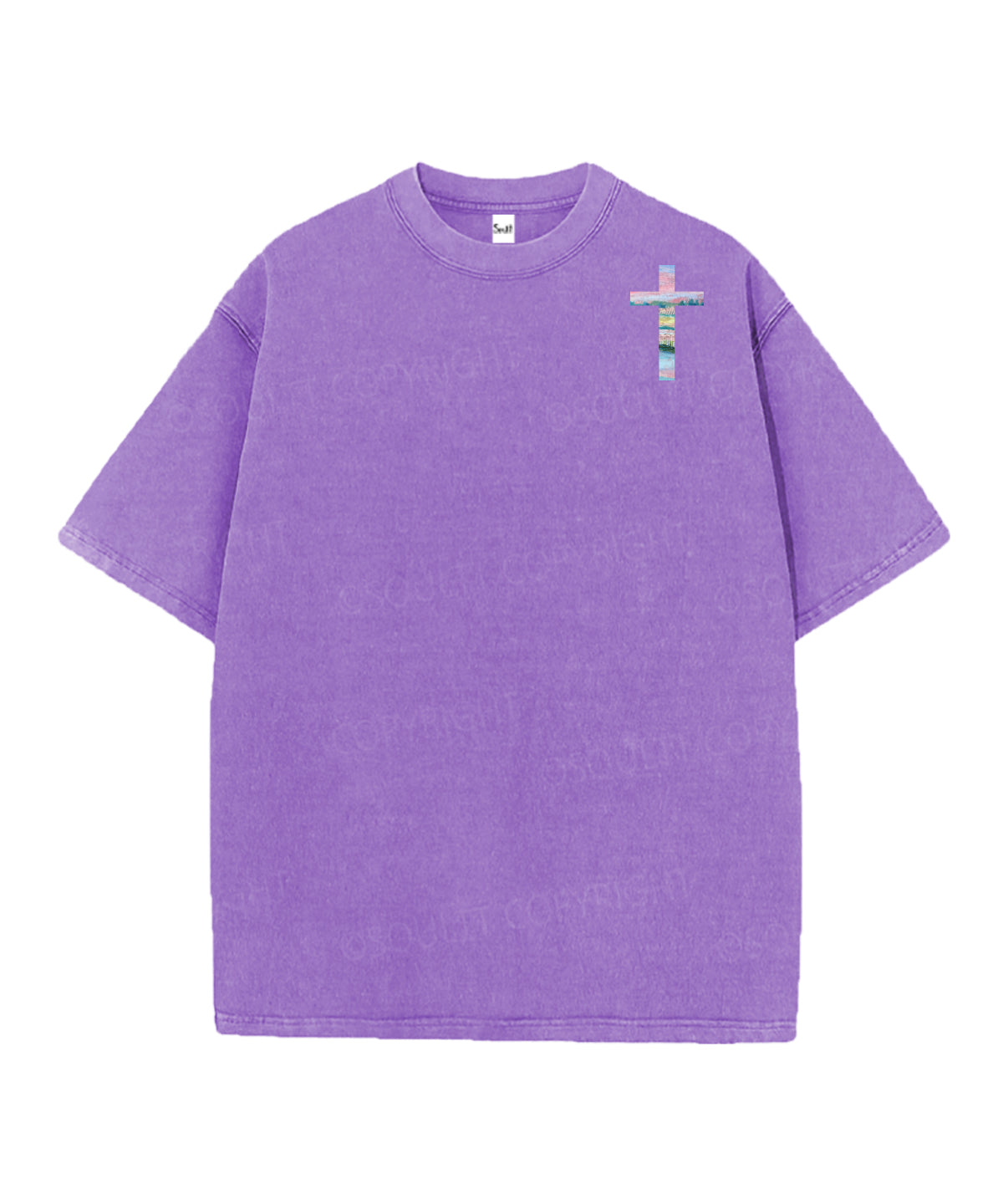 He Heals The Brokenhearted Double Sided Unisex Christian Washed T-Shirt & Shorts