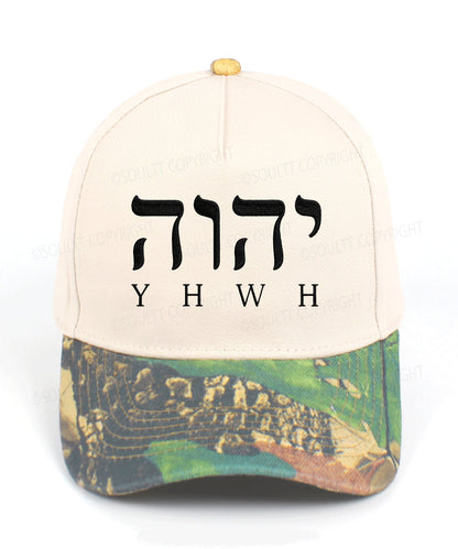 Yhwh Embroidered Christian Trucker Hat
