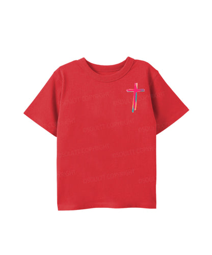 Kids Jesus The Way Double Sided Cotton Christian T-shirt