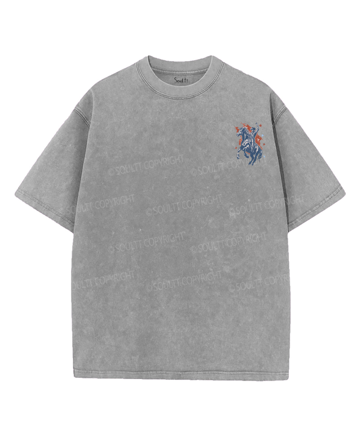 250 Years America Anniversary Double Sided Unisex Washed Christian T-shirt
