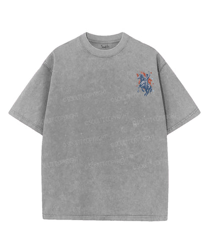 250 Years America Anniversary Double Sided Unisex Washed Christian T-shirt