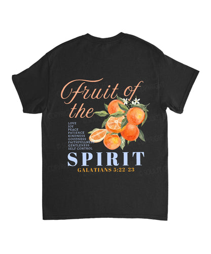 Fruit Of The Spirit Double Sided Unisex Cotton Christian T-Shirt