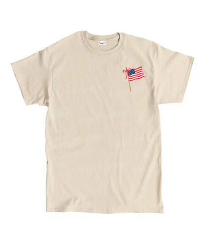 Blessed Is The Nation Whose God Is The Lord Double Sided Unisex Cotton Christian T-Shirt