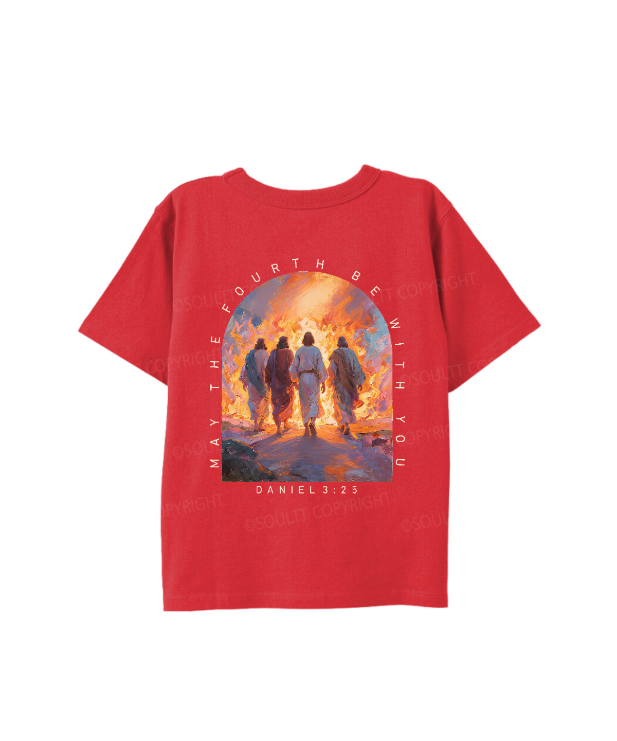 Kids May the Fourth Be With You Double Sided Cotton Christian T-shirt
