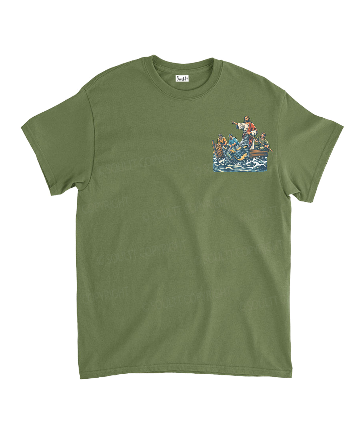 We're Going Fishing Double Sided Unisex Cotton Christian T-Shirt
