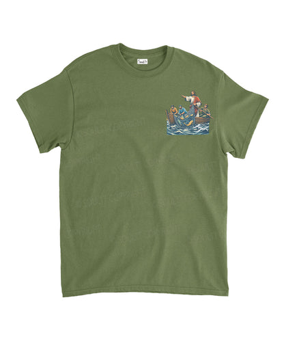 We're Going Fishing Double Sided Unisex Cotton Christian T-Shirt